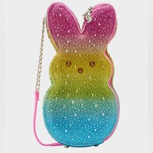 PEEPS® RHINESTONE BUNNY CROSSBODY RAINBOW